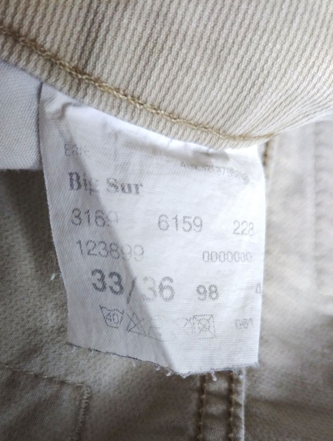 Spodnie długie Mustang W33L36 XL