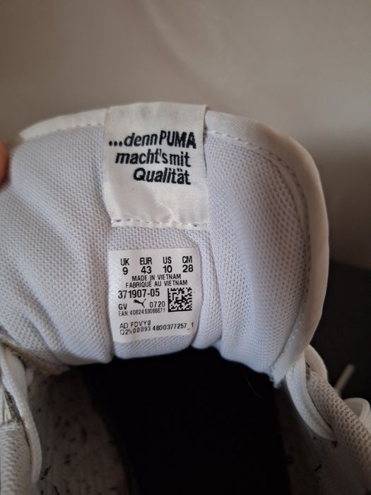 Кроссовки Puma Ralph Sampson. Кроссовки белые мужские. Кеды, кожаные