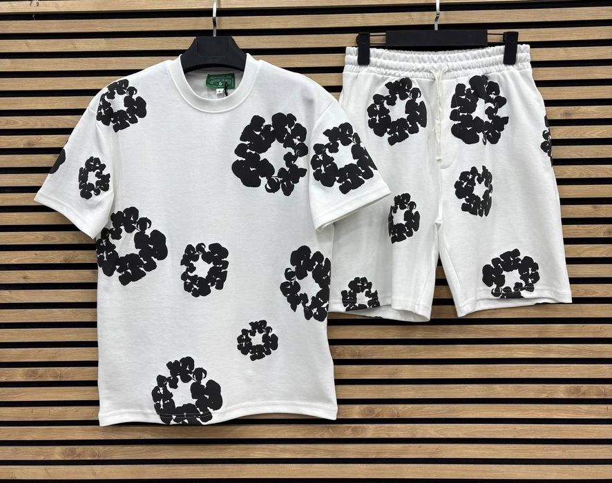 Top Denim Tears комплект костюм   футболка  шорти  розмір  S-XXL