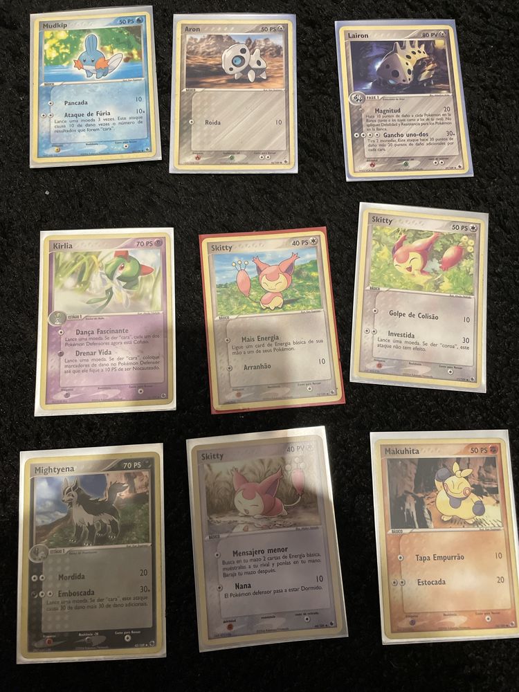 Cartas Pokémon Ex Ruby e Saphira