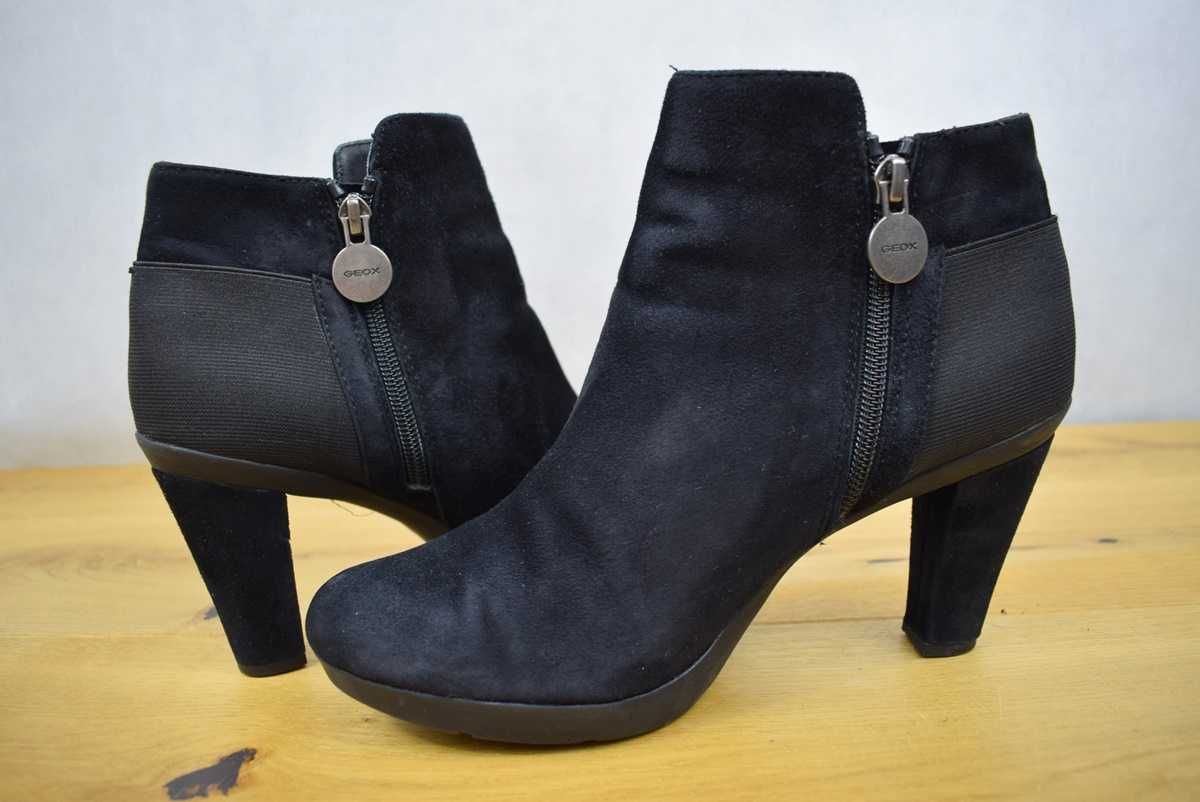 Geox Respira, Boots, botki skóra naturalna (39)