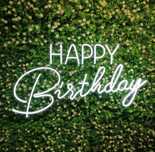 Led ledon neon świecący napis happy birthday Duży