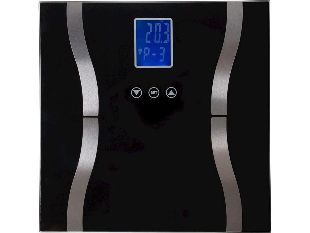 Analityczna waga łazienkowa 180kg szklana lcd