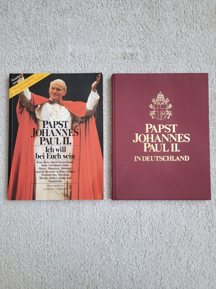 Johannes Paul II Jan Paweł 2 książki duży format PO NIEMIECKU niemieck