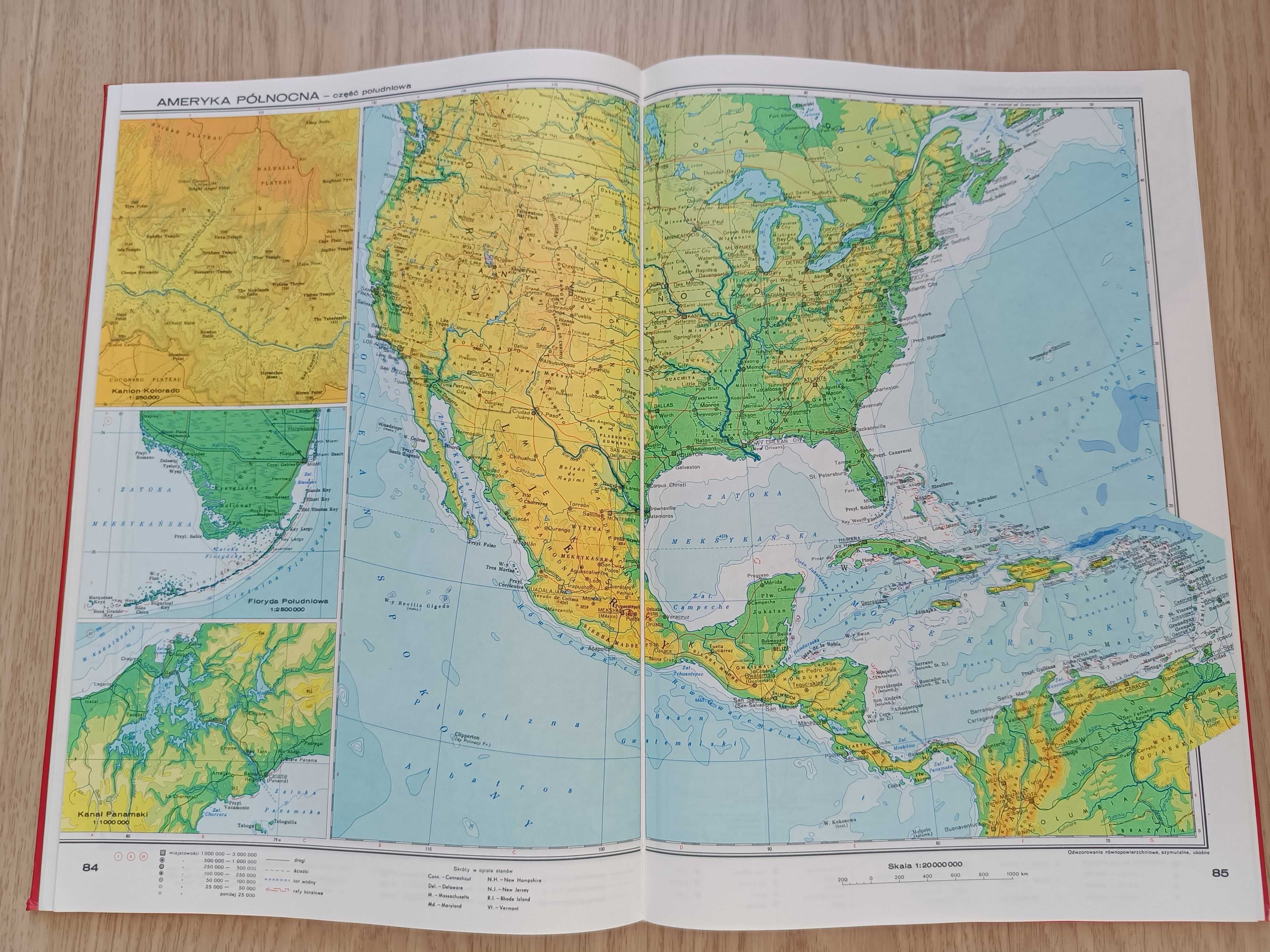 Atlas geograficzny dla szkół średnich (Podział polityczny-luty 1992)