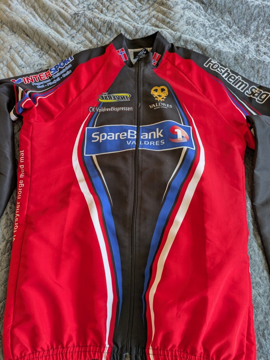 Kurtka wiatrówka kolarska rowerowa retro roz. XL