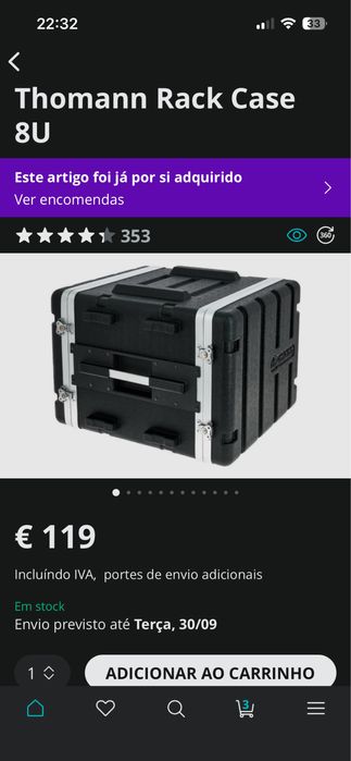 Rack Case 8U thomann