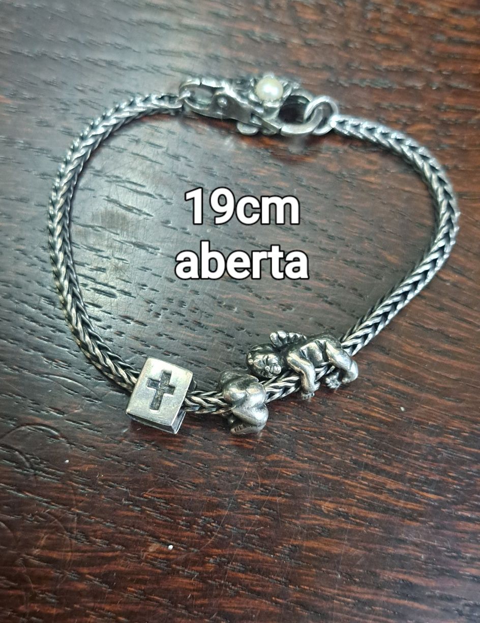 Pulseira LAA trollbead prata.