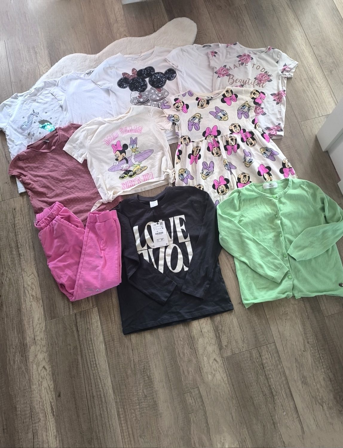 134 paczka 11 ubrań dla dziewczynki Zara Sinsay Pepco primark