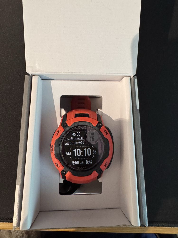 Garmin instinct 2x solar czerwony