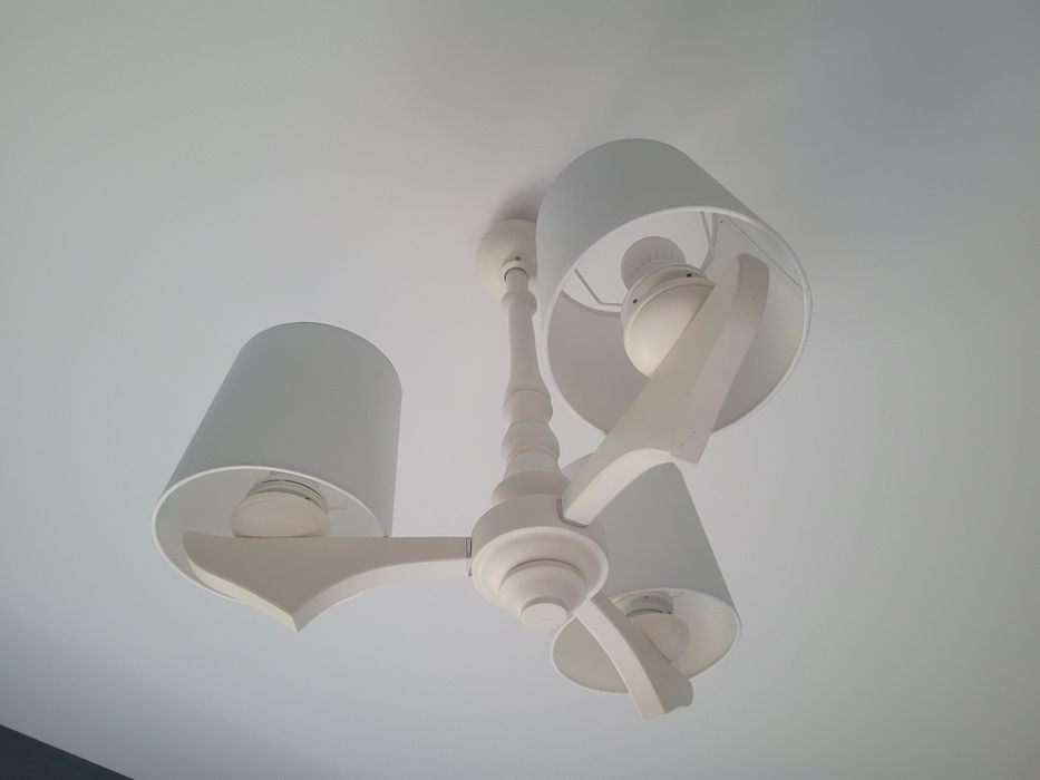 Żyrandol trójramienny baby d'Oro