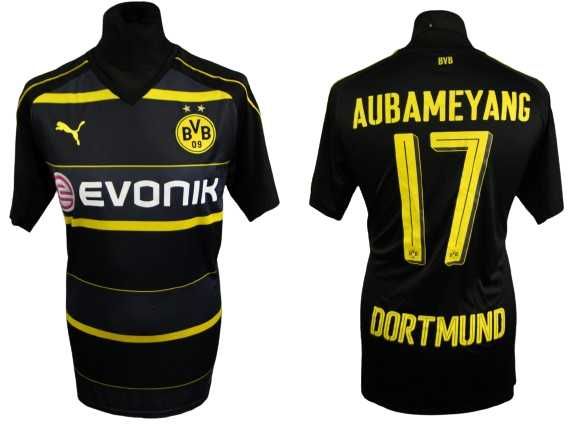 Puma Borussia Dortmund 2016/2017 wyjazdowa koszulka Aubameyang 17