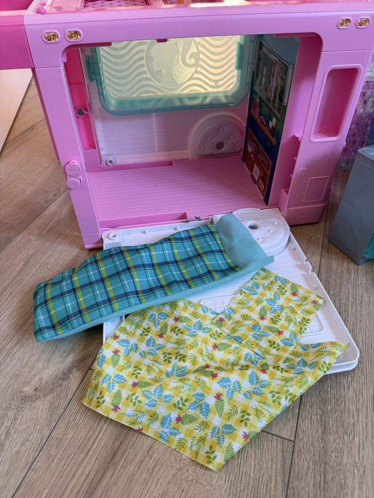 Barbie camper kamper 95% KOMPLETNY