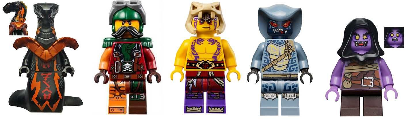 LEGO NINJAGO POLYBAGS Minifiguras - Grande Coleção com Raridades