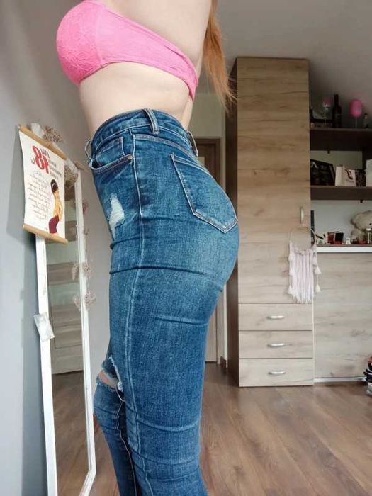 Nowe spodnie jeansy,r.S,controversy Laulia