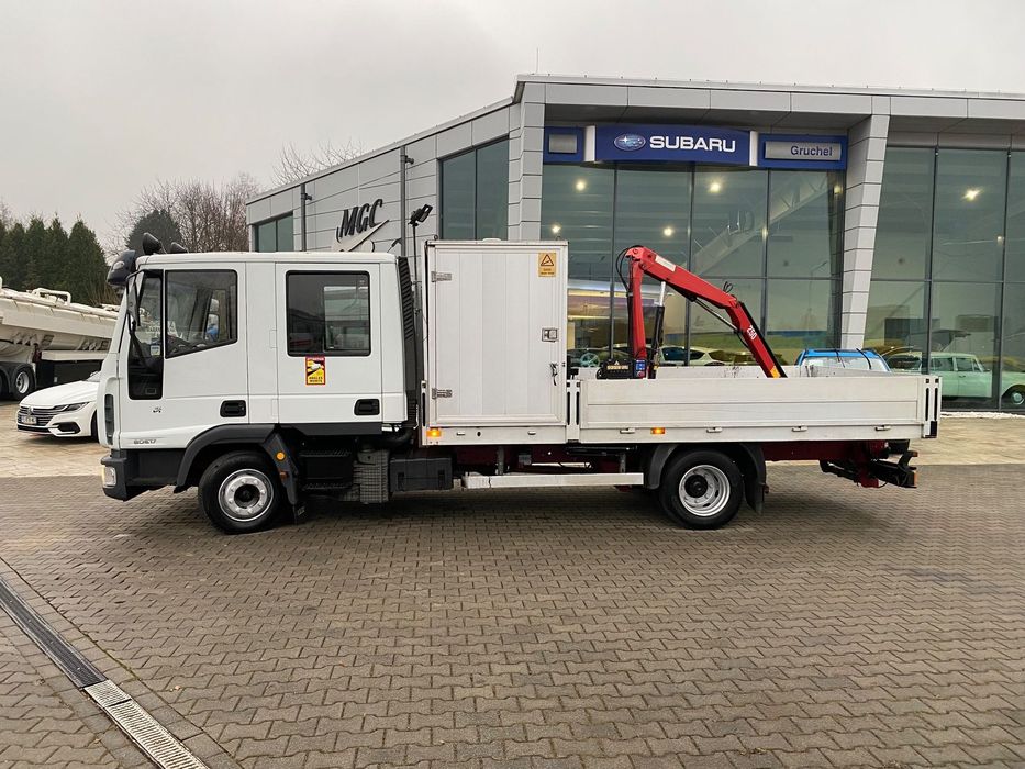 Iveco Eurocargo ML 80 E17 / DOKA / HDS  SKRZYNIA / BRYGADÓWKA / BDB STAN!  Unikat, DOKA, HDS, 6 miejsc, SOLIDNY i NIEZAWODNY!