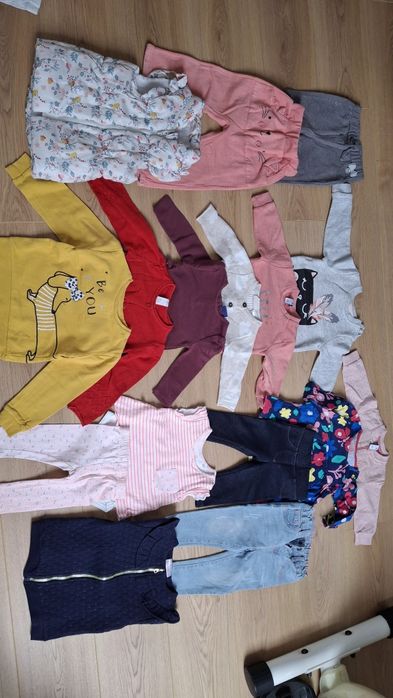 Ubranka dla dziewczynki rozmiar 62-104