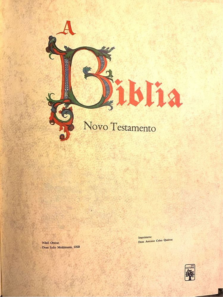 Biblia.Antigo e Novo Testamento.