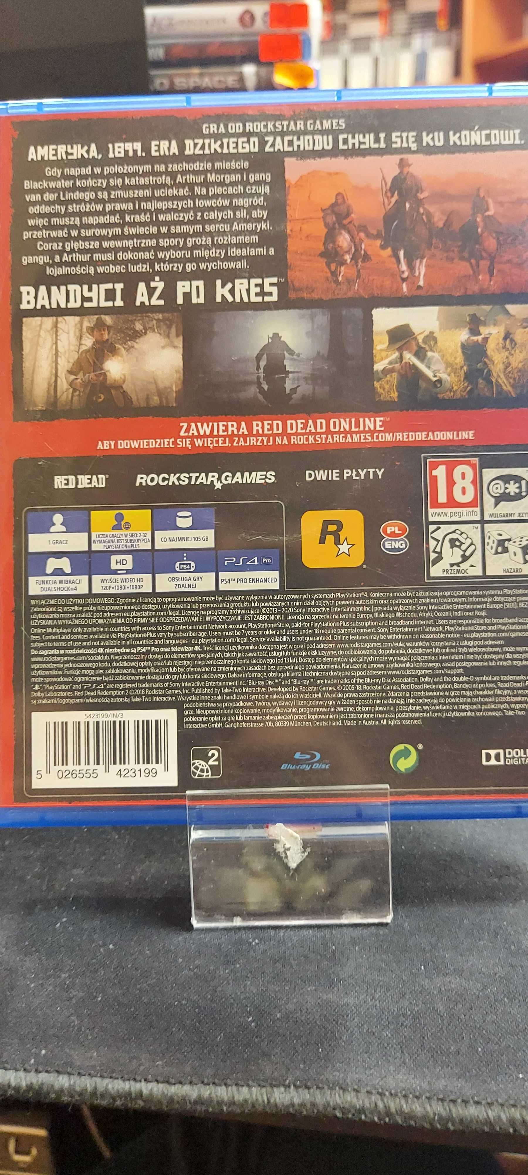 Red Dead Redemption 2 PS4 Sklep Wysyłka Wymiana