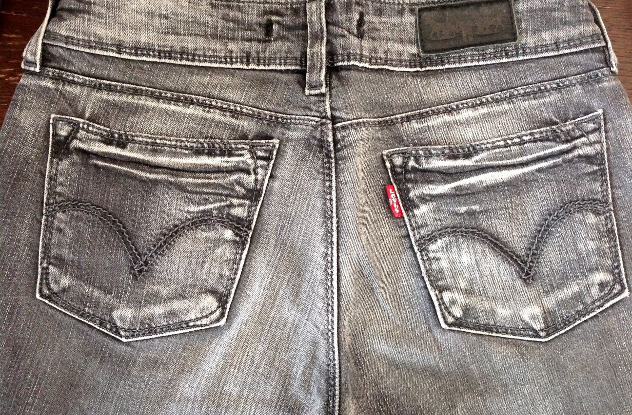 Calças de Ganga LEVI'S 570 Straight Fit W28 L32