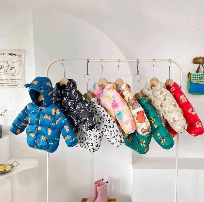 Куртка демі дитяча з вушками