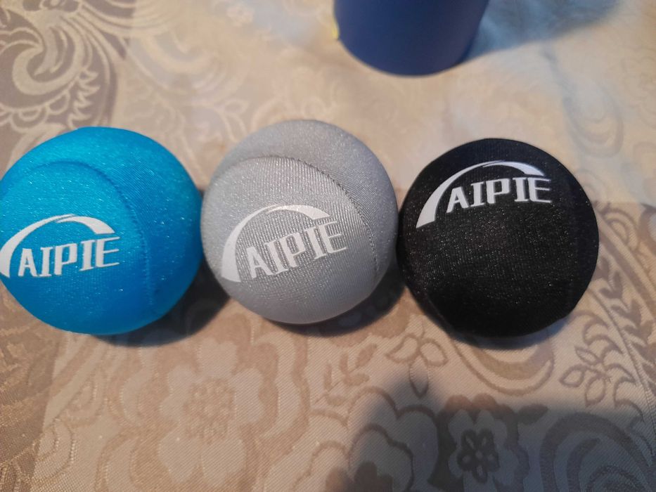 AIPIE Piłka do masażu 3 kulki oporowe (miękkie-średnio-twarde) ok. 6