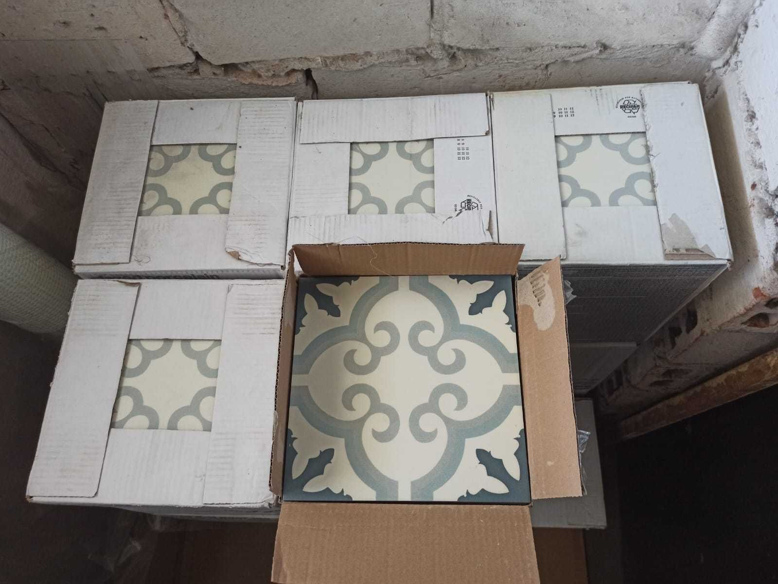 Płytki gres szkliwiony Hydrolic Callis 3 20 x 20 cm niebieski
