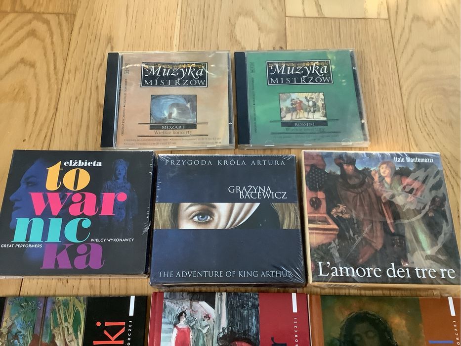 Płyty audio muzyka klasyczna opera niektóre zafoliowane