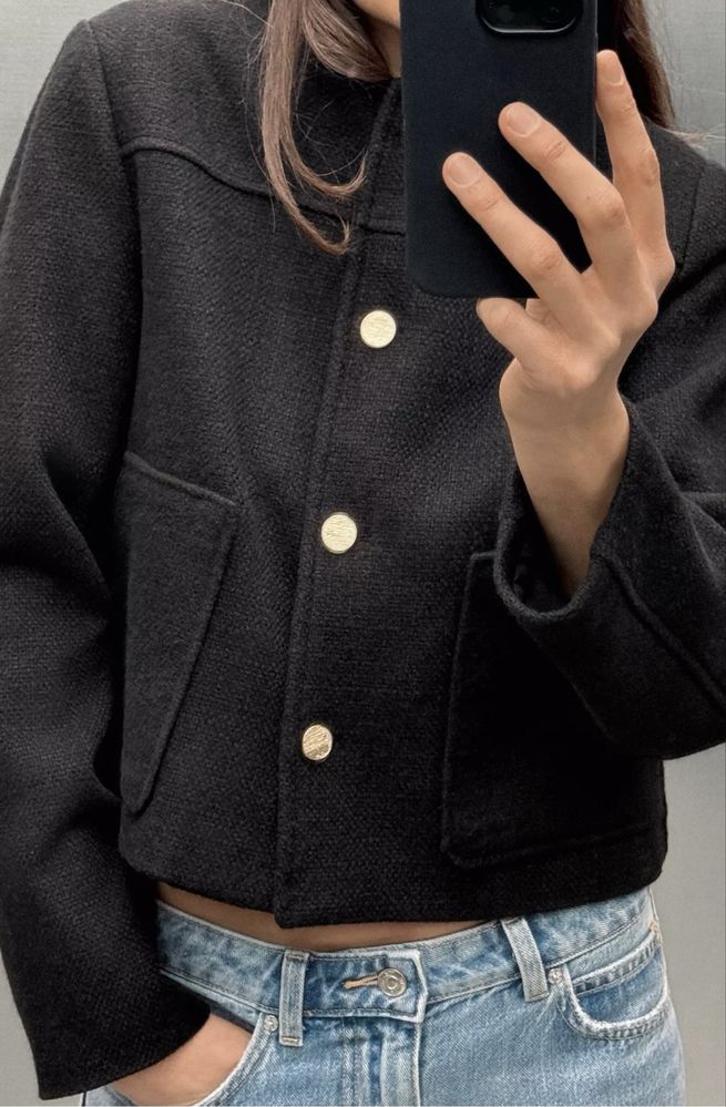 Твидовая курточка/пиджак Zara
