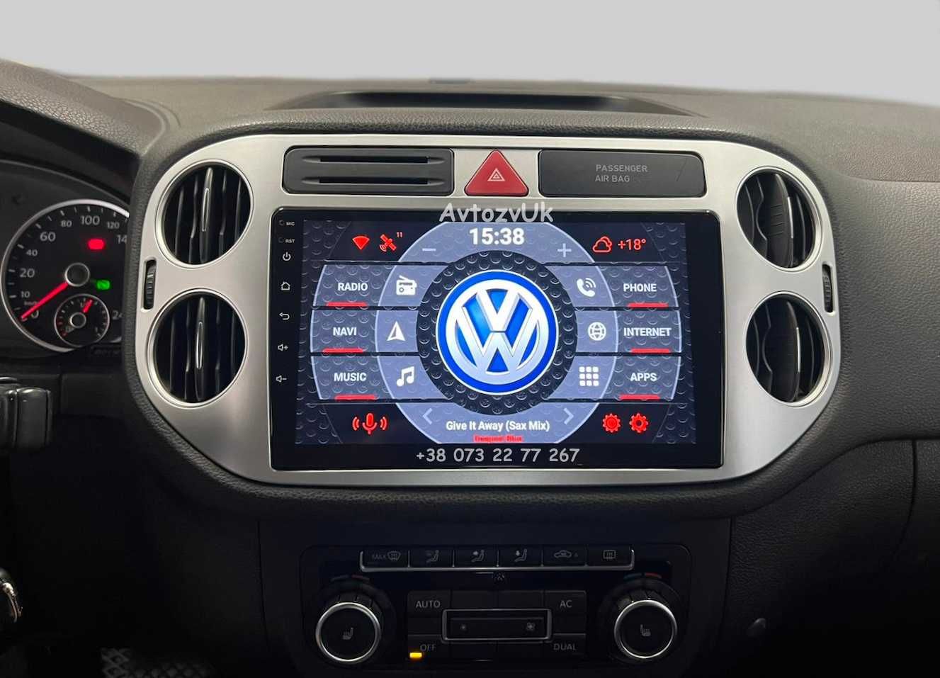 Магнитола TIGUAN Volkswagen GOLF + Tesla Тигуан GPS CarPlay VW Android