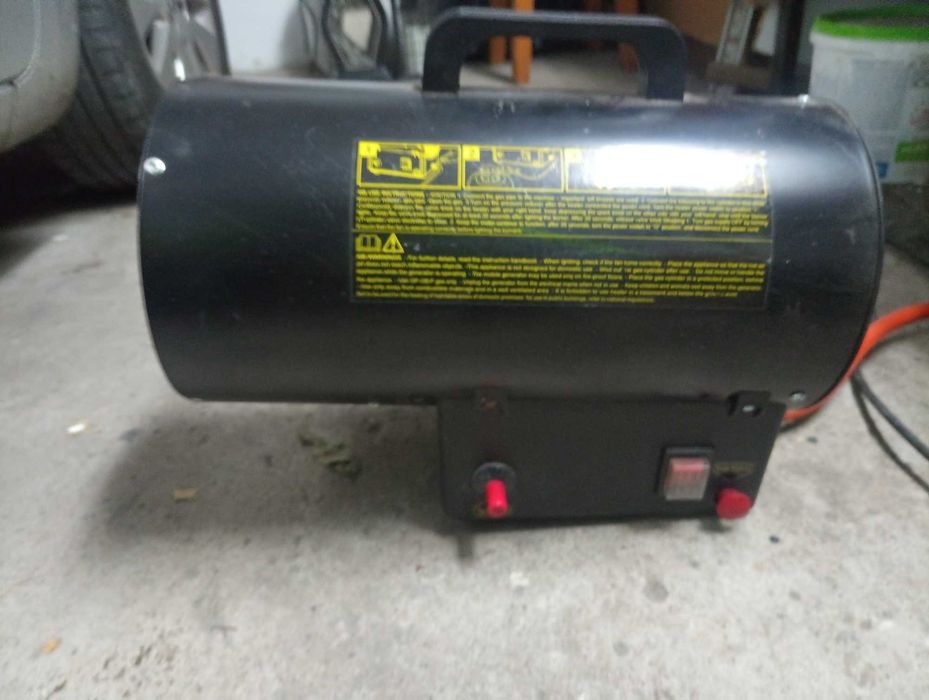 Nagrzewnica dmuchawa gazowa 15kW wąż + reduktor VOLT POLSKA -Używana