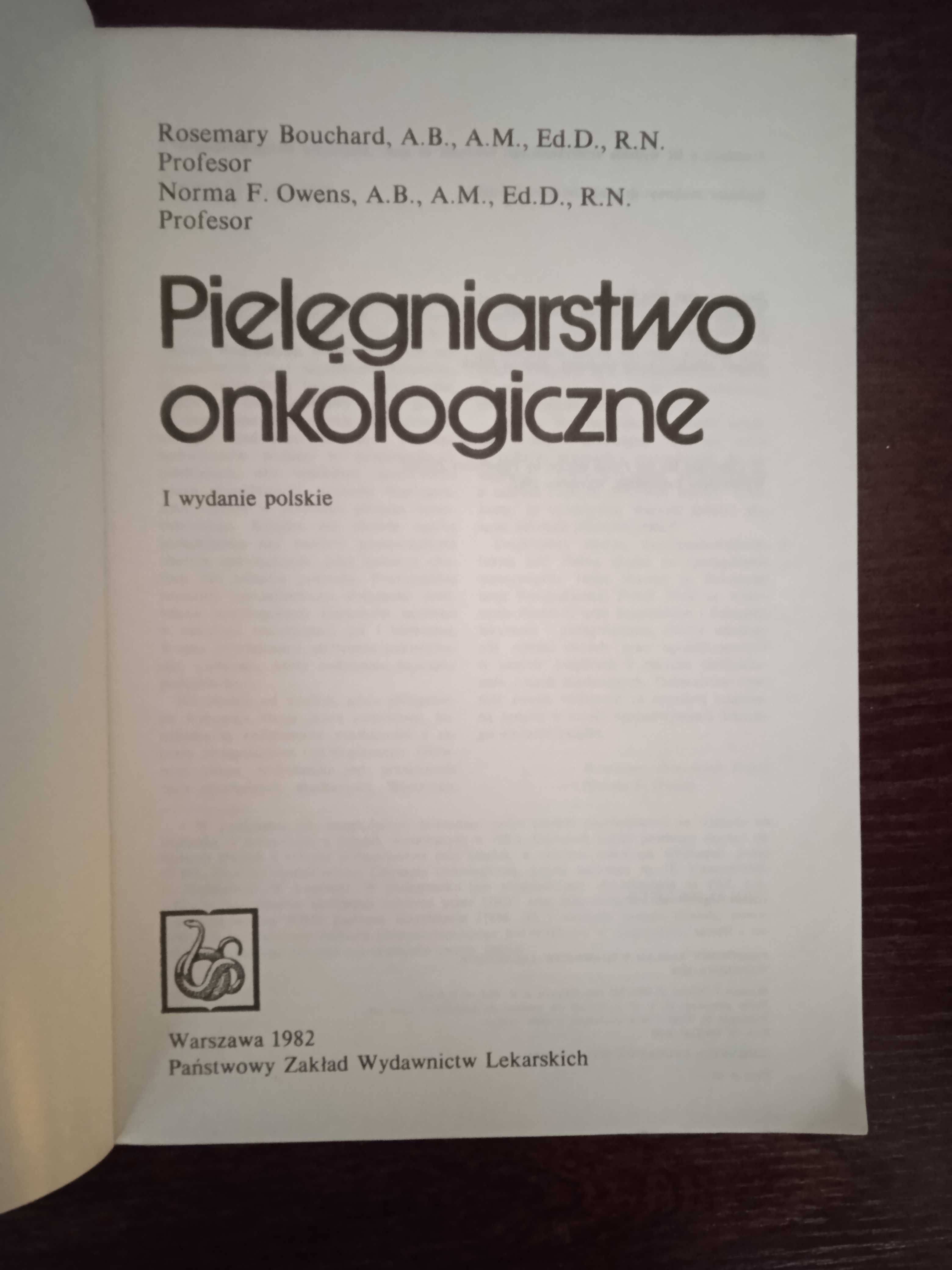 Pielęgniarstwo onkologiczne - Bouchard, Owen