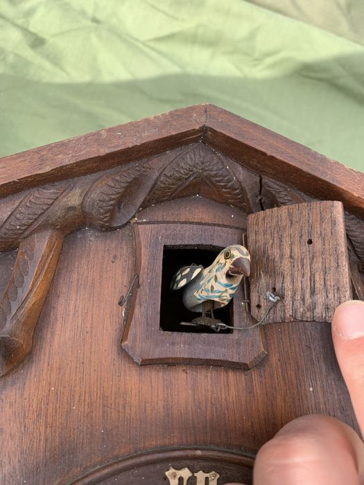 1-Relogio - Reguladora -Passarinho - Cuco - Defeito no Ponteiro /Funci