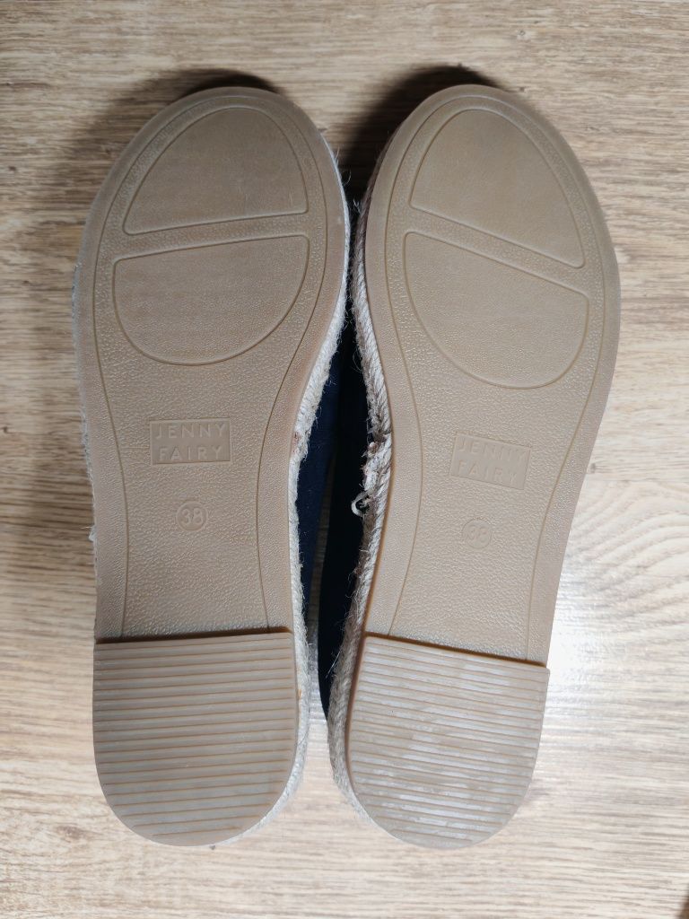 Nowe buty espadryle slip on trampki brokat brokatowe błyszczące błysk