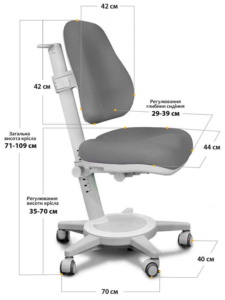 Дитяче крісло Mealux Cambridge (Y-410 G)