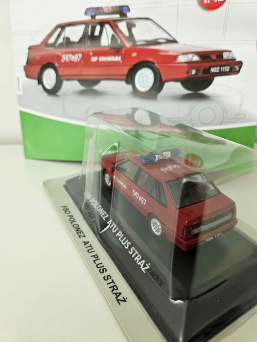 Model FSO Polonez ATU Plus Straż DeAgostini skala 1:43