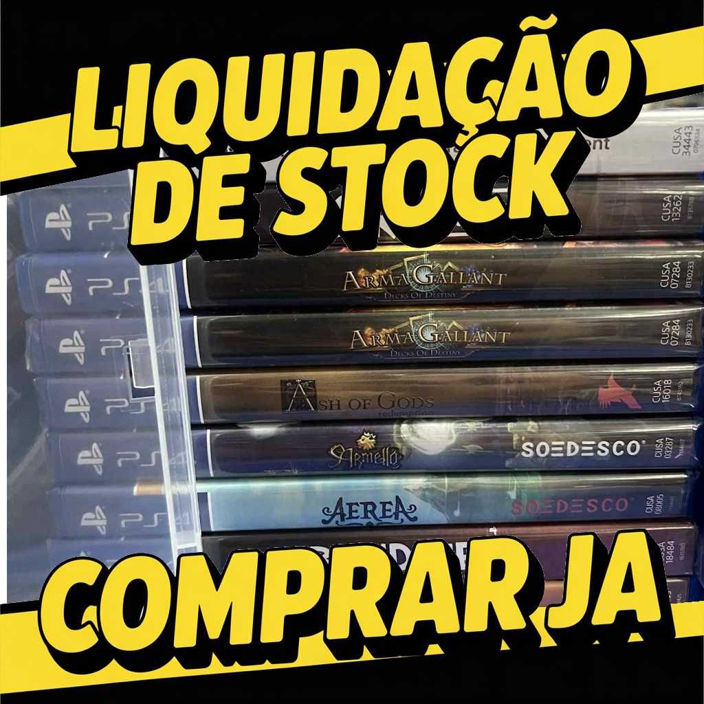 Liquidacao de jogos Playstation 4 novos e usados