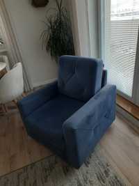 Fotel niebieski MARCOS