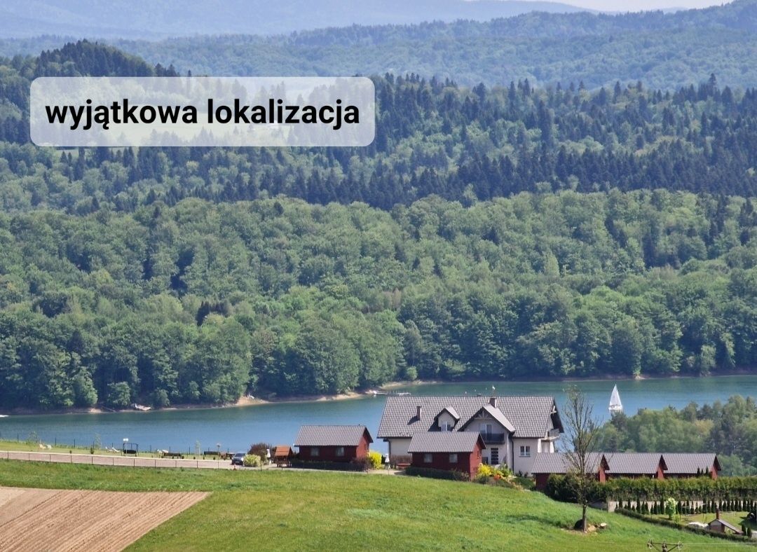,,Kiczara"Domki/pokoje nad J.Solińskim -punkt widokowy Polańczyk