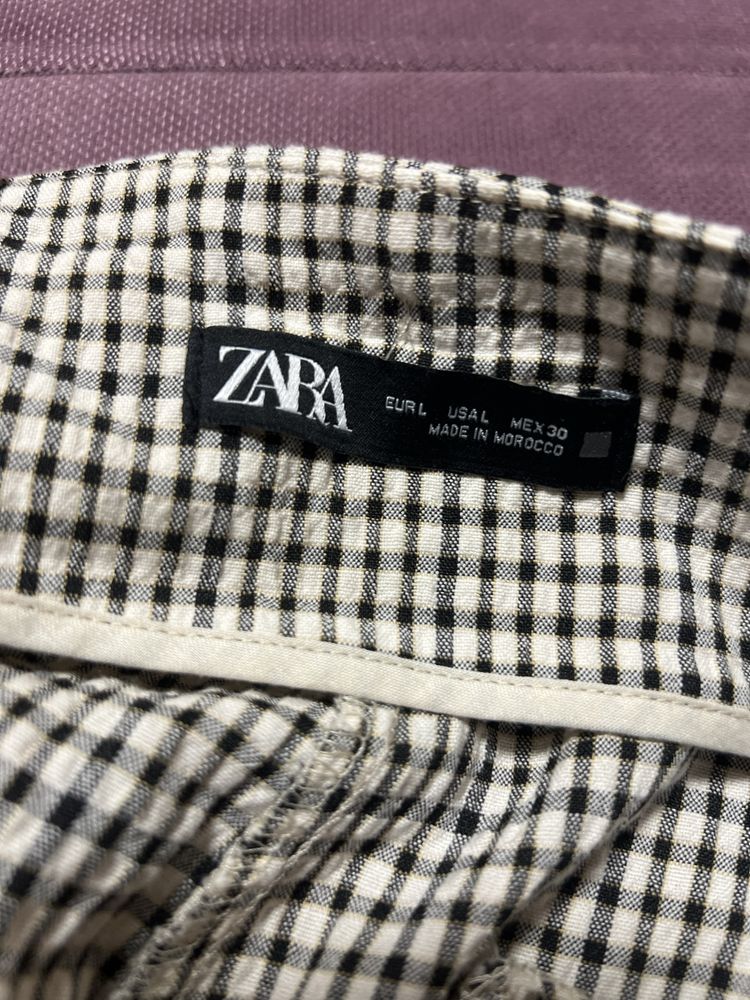 Шорти Zara у клітинку