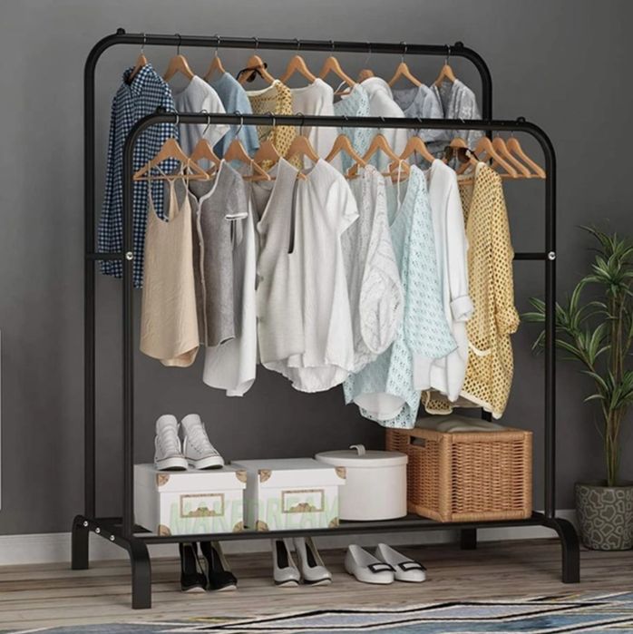 Продам Подвійна стійка вішалка для одягу та взуття. Краща ціна!