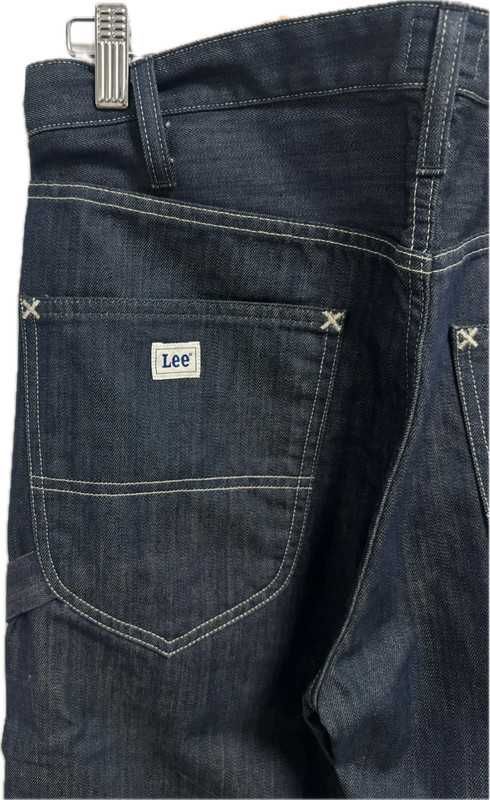 Lee Carpenter W30 L34 – męskie jeansy, ciemny denim, 100% bawełna