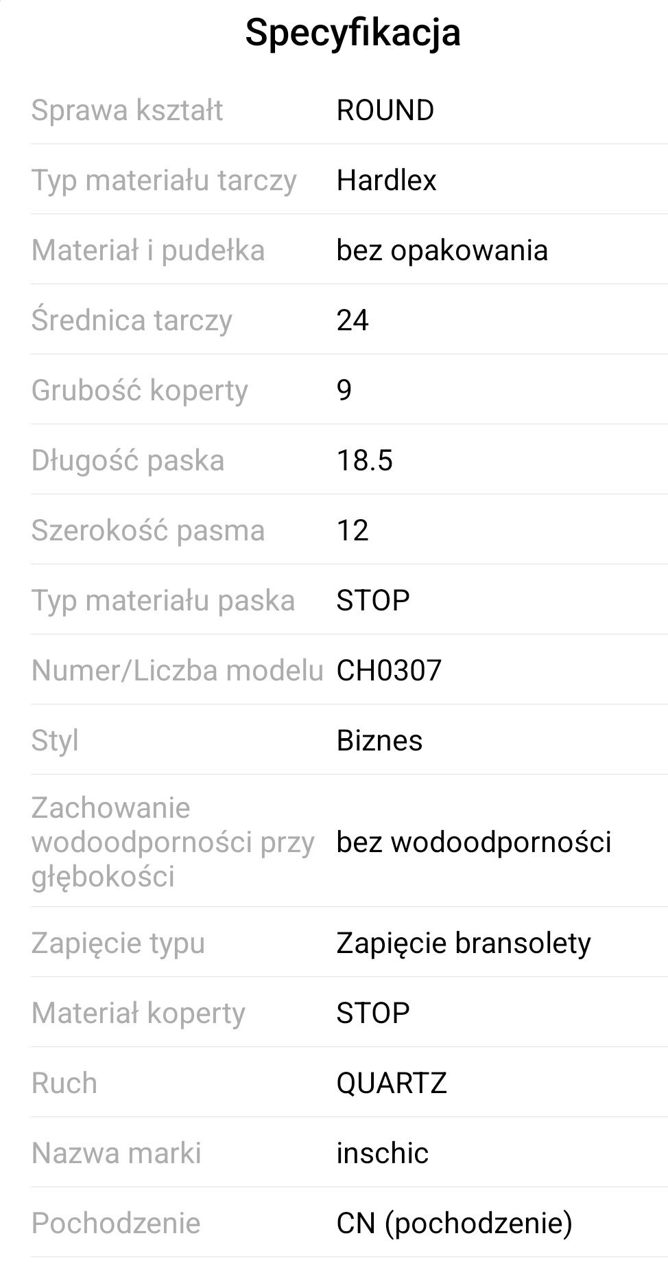 Zegarek damski plus bransoletki naszyjnik