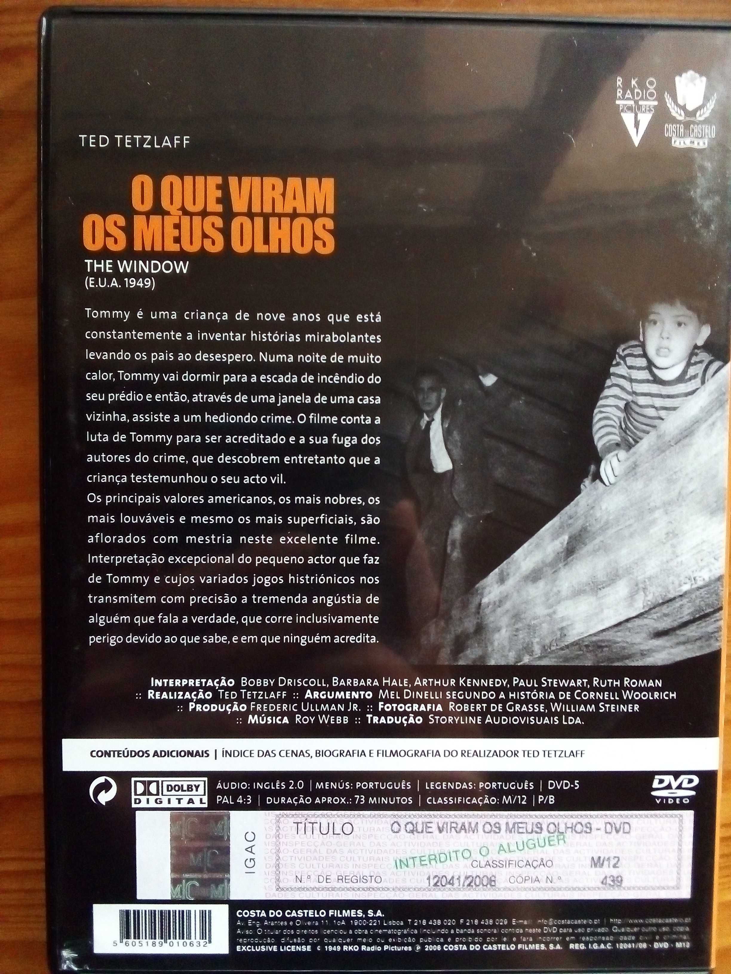 O Que Viram Os Meus Olhos, Ted Tetlaff, Bobby Driscoll, Barbara Hale