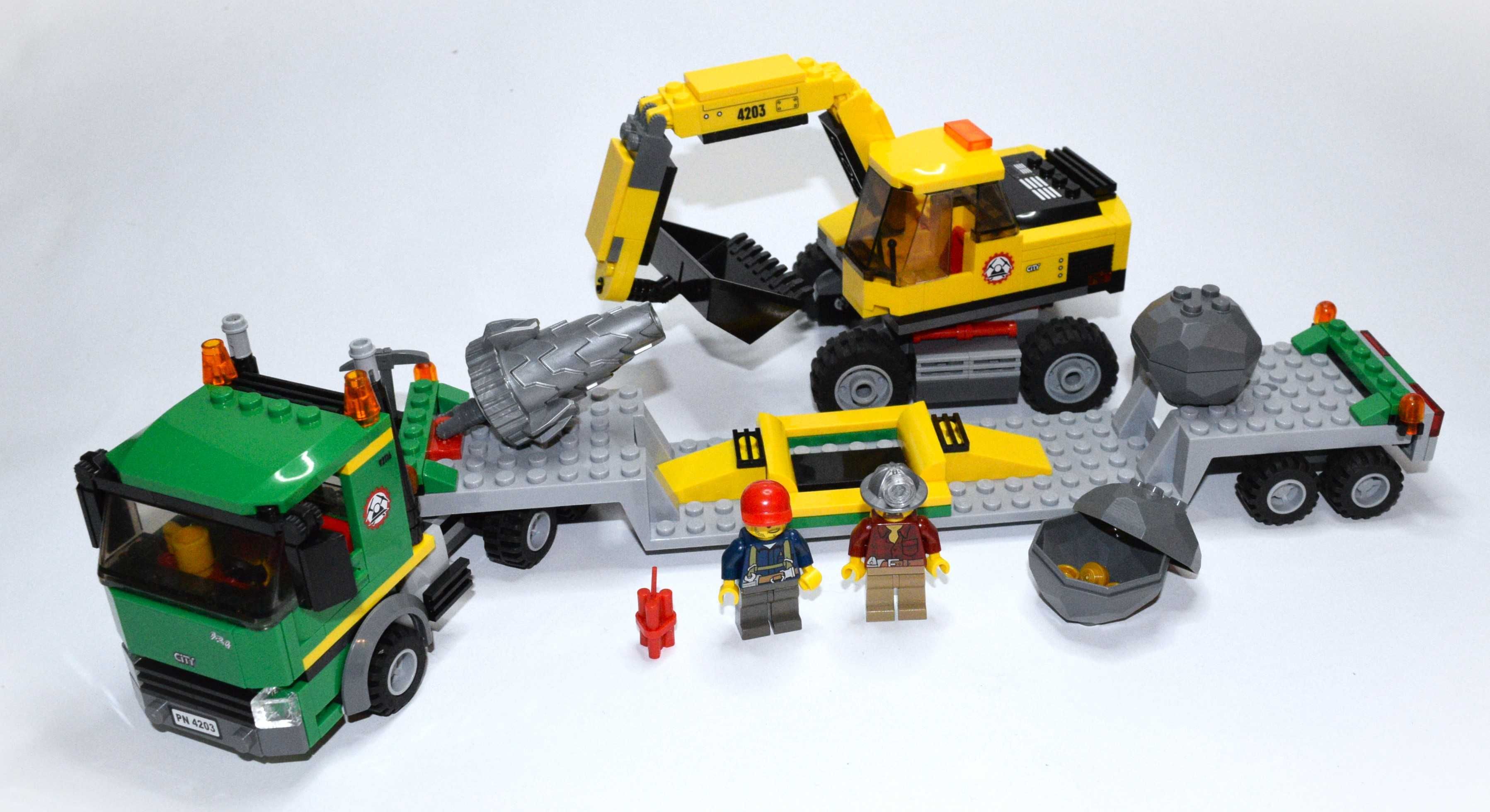 LEGO 4203 City - Koparka z transporterem