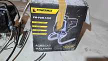 Agregat malarski Powermat PM-PDM-1200 na gwarancji plus gratisy