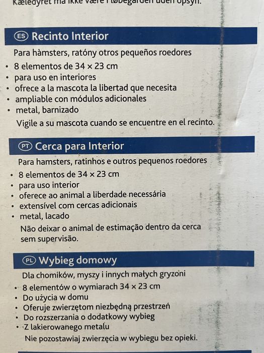 cerca para interior para pequenos roedores