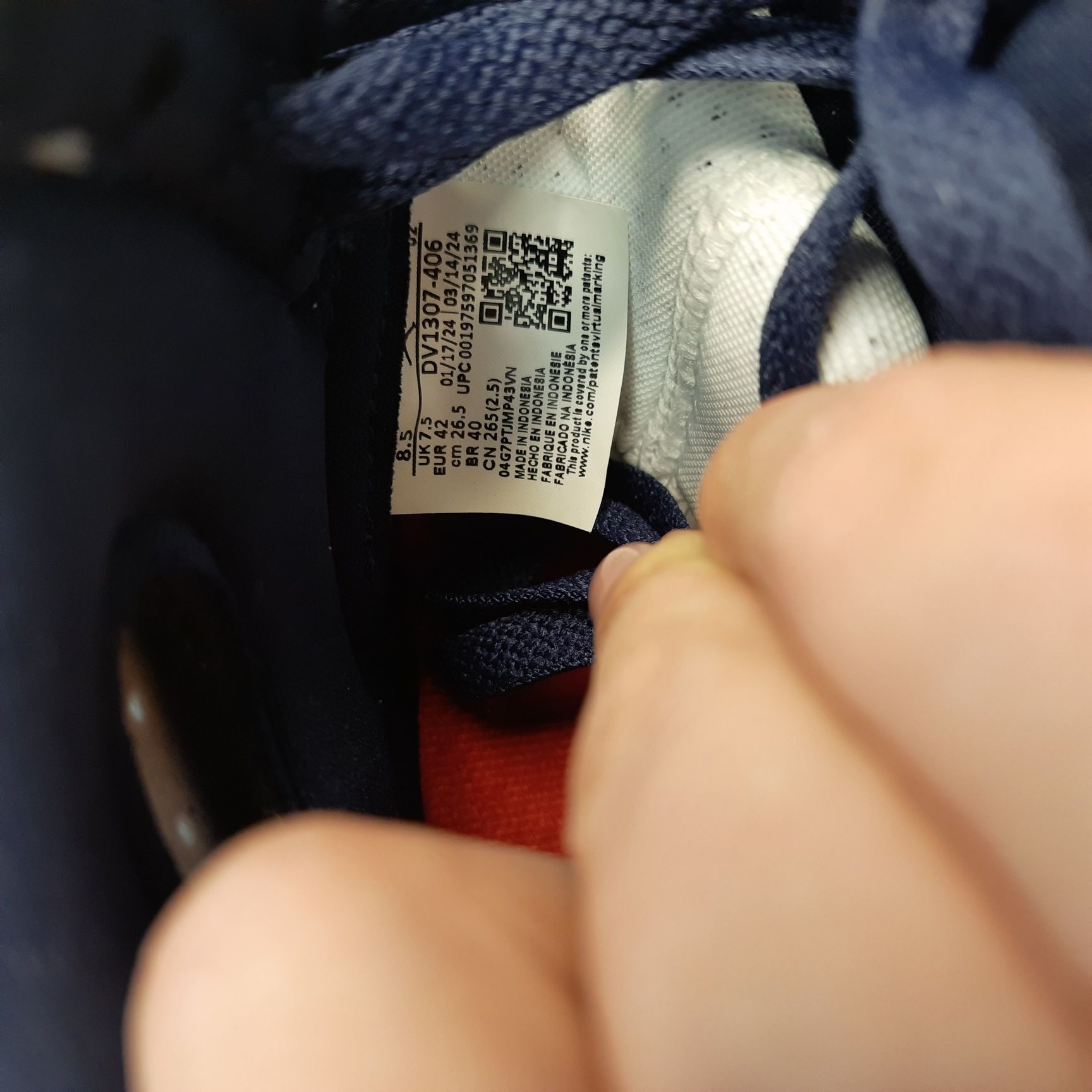 Кросівки Nike Air 1 Zoom Cmft 2 Grey/Blue DV1307-406