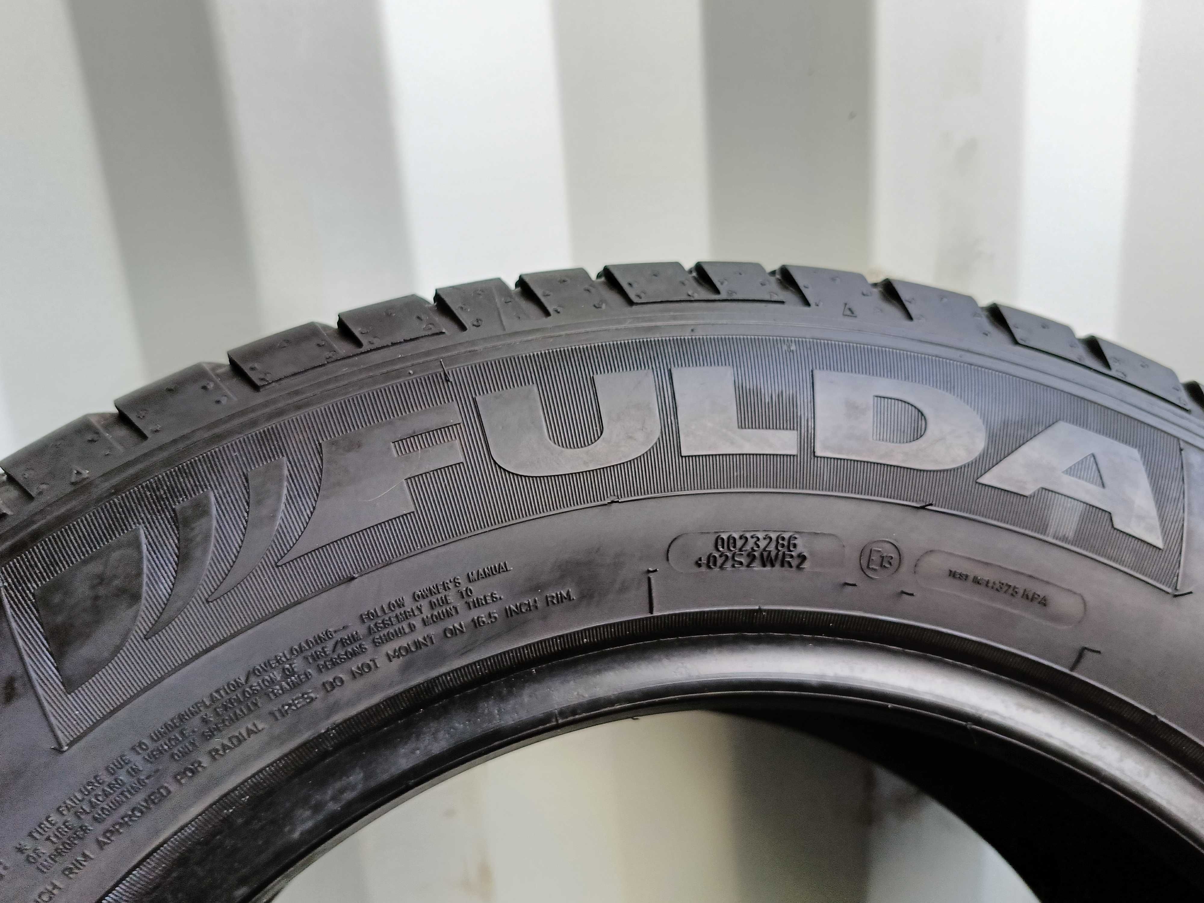 2X 215/65R16C FULDA 7mm 6B