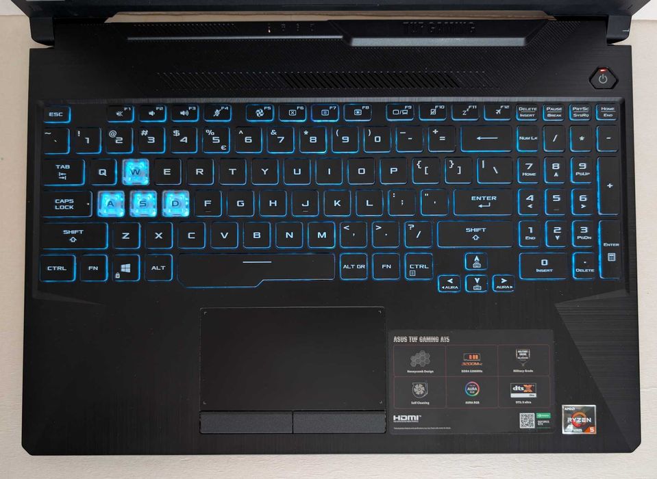 Laptop ASUS TUF Gaming A15 FX506IH/15.6/AMD R5-4600H/GTX 1650/16/512